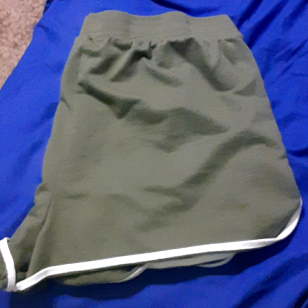 Green shorts